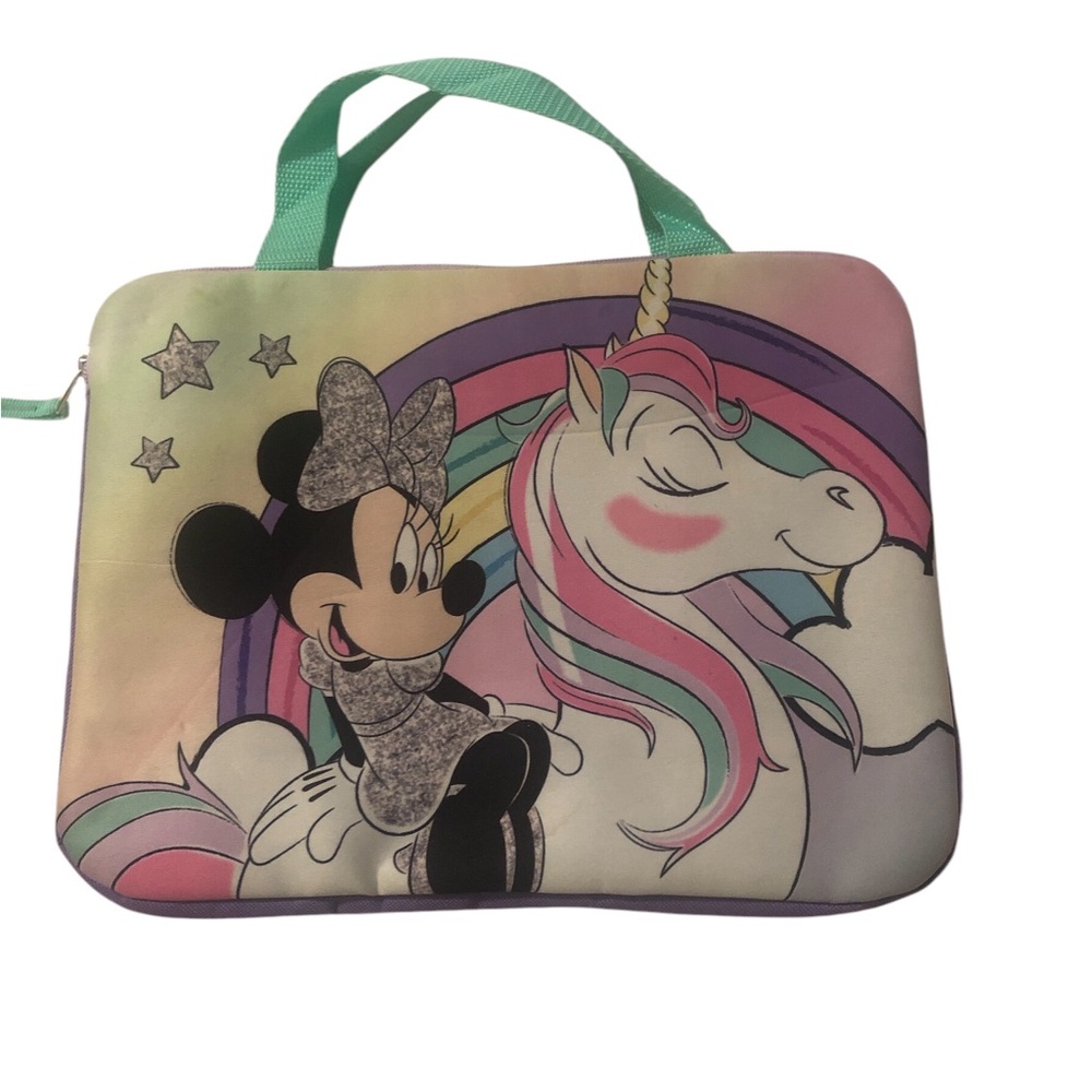 Disney Minnie Mouse and Unicorn Tablet / laptop bag